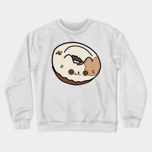 cute kawaii Cat donut Crewneck Sweatshirt